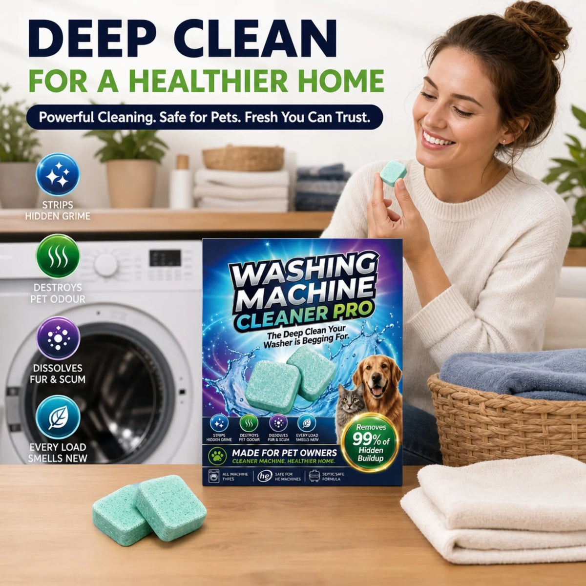 ZOVAQ™ Washing Machine Cleaner Pro