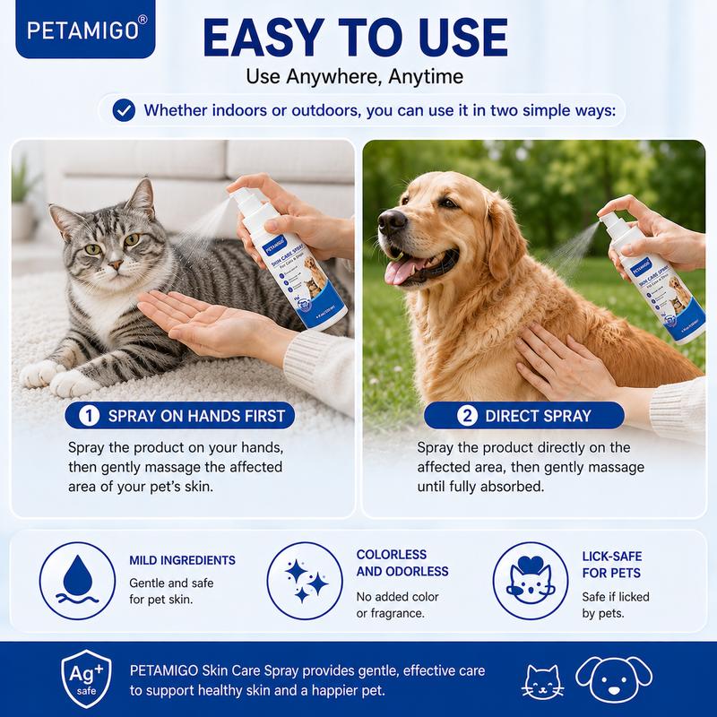 PETAMIGO® Skin Care Spray for Cats & Dogs