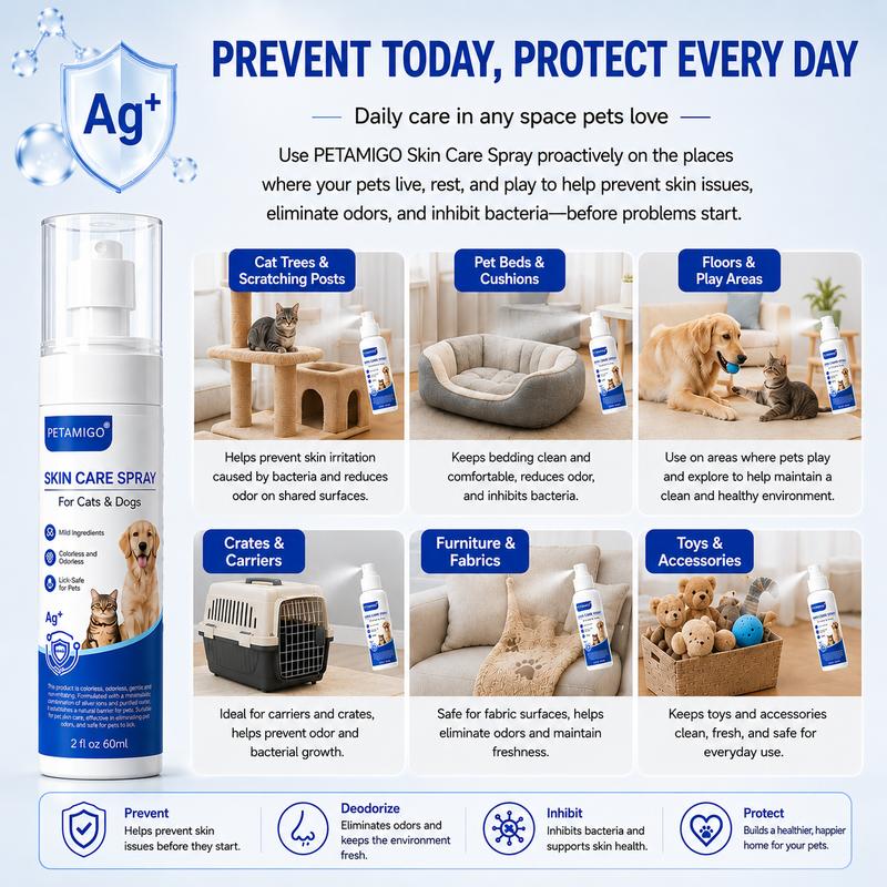 PETAMIGO® Skin Care Spray for Cats & Dogs